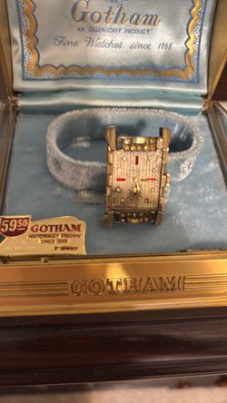 Vintage Gotham 17 Jewels Watch with Original Box