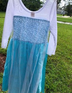Elsa Frozen Halloween Costume (5-8)
