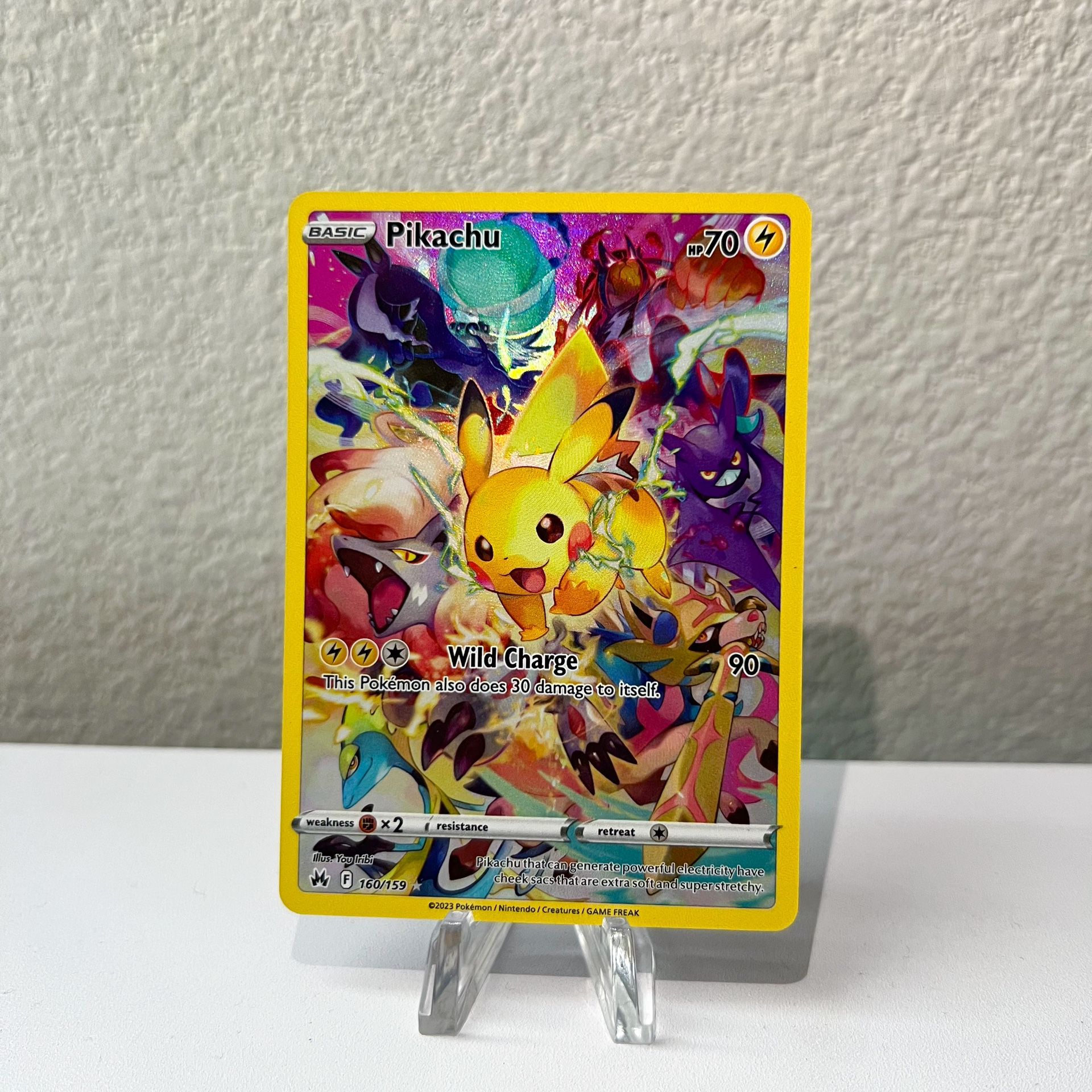 Pikachu 160/159 Pokemon Card