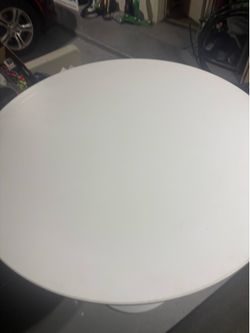 White tables