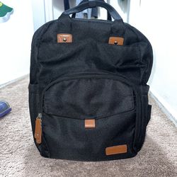 Black diaper bag