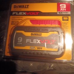 DeWalt 9Ah Flex volt Battery  20/60 Volt