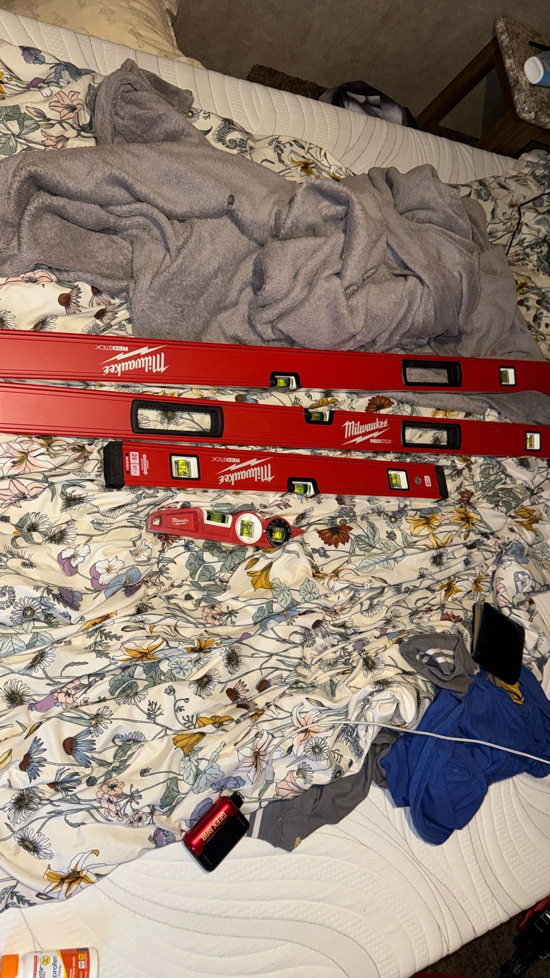 Milwaukee Magnetic Level Set W Carrying Case