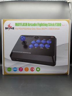 Mayflash Arcade Fighting Stick F300 for ( PS4-PS3-XBox One-XBox 360-PC-Android ) New