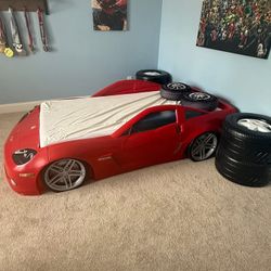 Corvette Car Toddler Bed