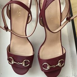 Red Gucci Heels Size 39