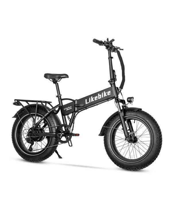 Folding Electric Bike ,500W Motor (Peak 720W) Ebike with 20" x 4.0" Fat Tire
