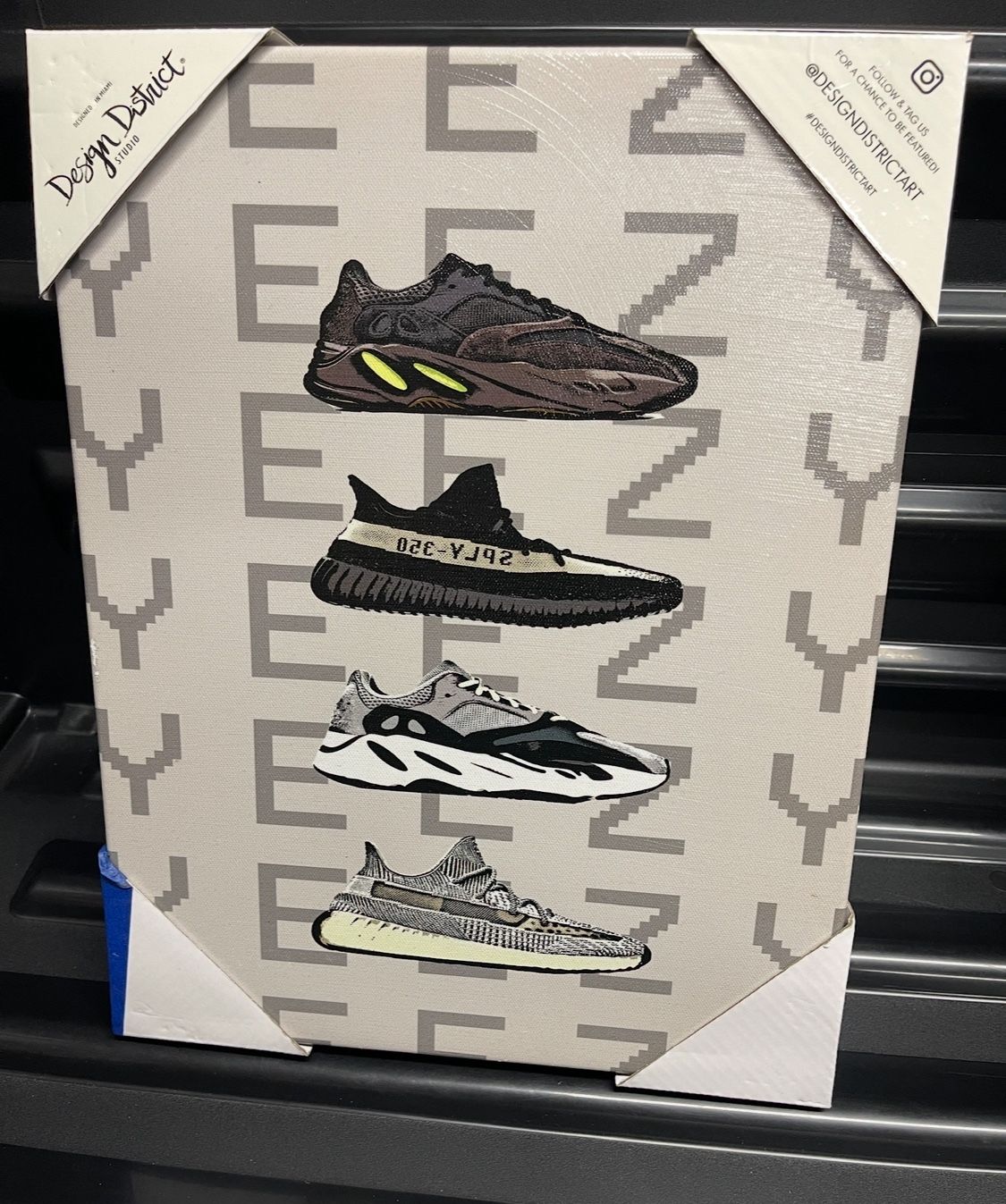 New 14 X 11in Yeezy Wall Canvas Decor Design District Art