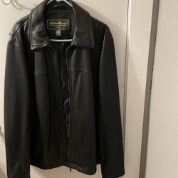 Mens Black Leather Jacket 