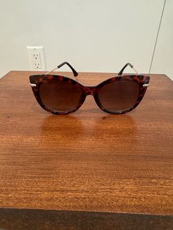 Chico's Women's Animal Print, Cat Eye Sunglasses