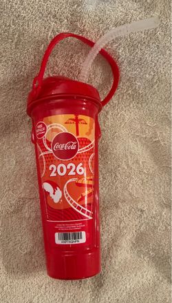 2026 Coca Cola cup with straw