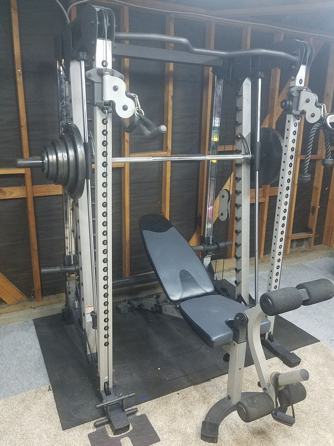 Costco nautilus online smith machine