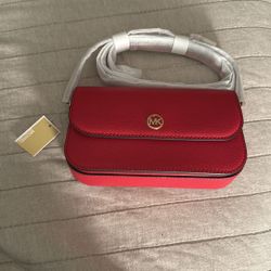 Michael Kors Red Crossbody Bag