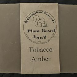 Tobacco Amber Scented All Natural Handmade Soap - 4oz