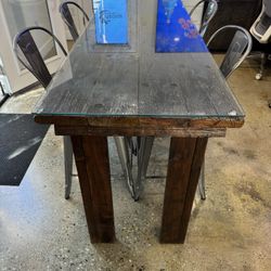 Custom Seal Beach Pier Wood Meeting Table