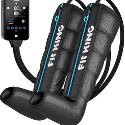 FIT KING Cordless Recovery System, Professional Air Compression Massager, Reduces Muscle Pain and Improves Circulation, Warm-up and Fast Recovery for 
