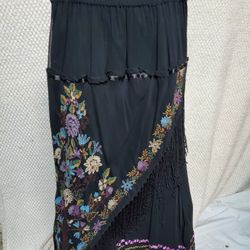 Long Spanish Skirt Size S/M