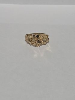 10kt nugget ring