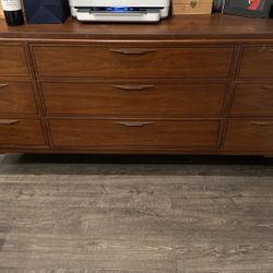 PENDING - Kent Coffey 9 drawer dresser (walnut)
