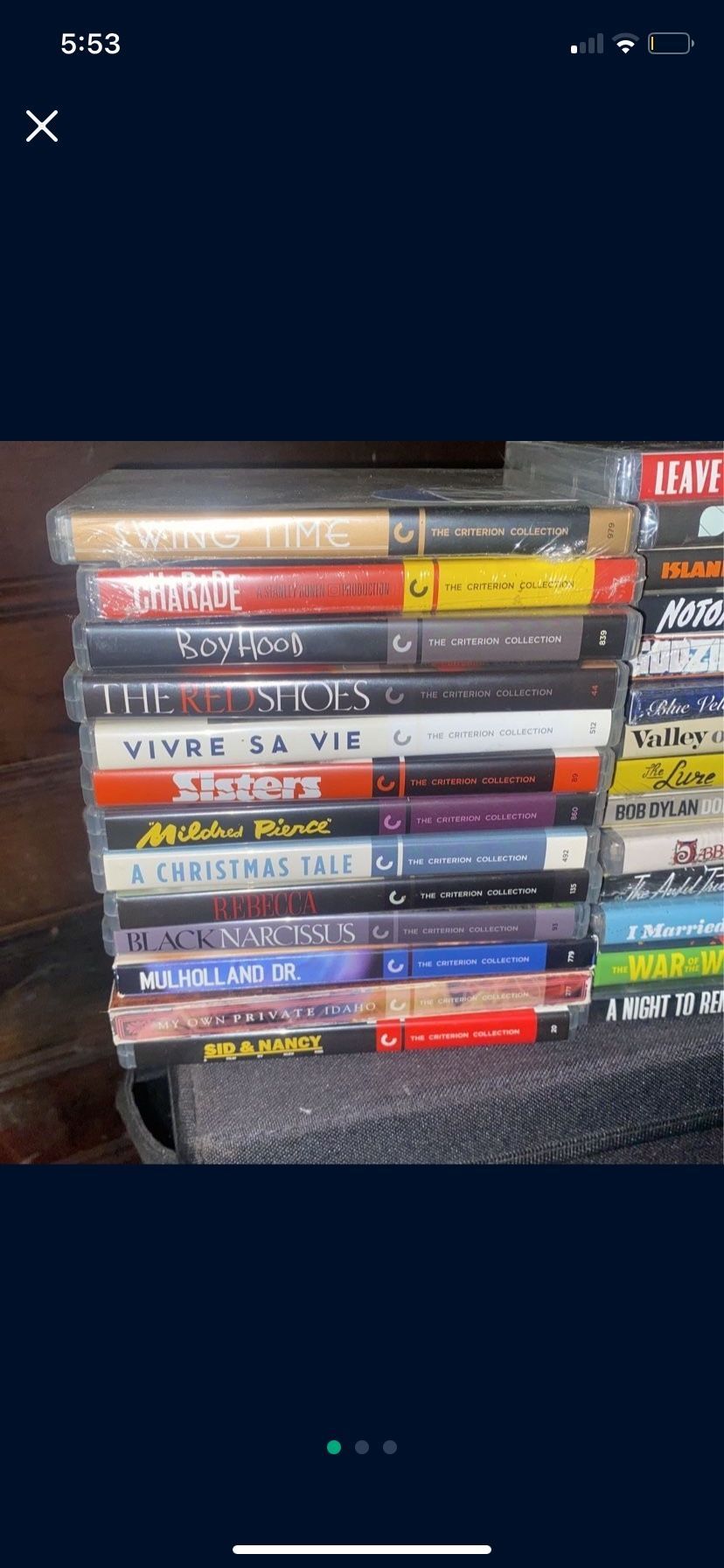 Criterion Collection Blu Ray Lot (make An Offer) 
