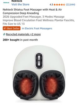 Nekteck Shiatsu Foot Massager with Heat