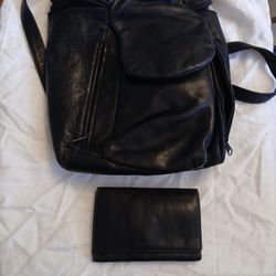 Tignanello Backpak Purse& Wallet