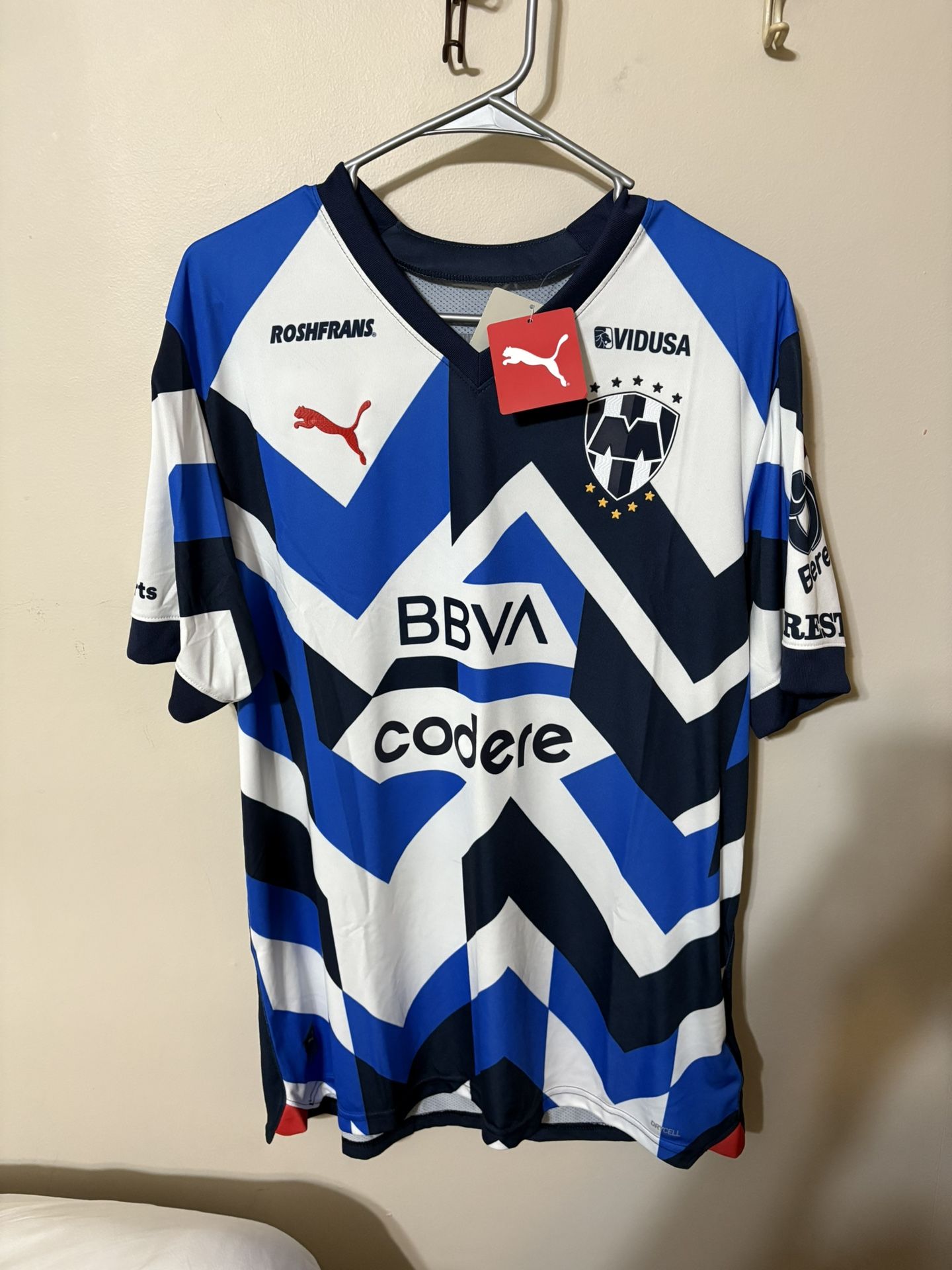 NWT Puma CF Monterrey Liga MX 3rd Replica Jersey