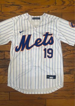 White pinstripe Mets Bichette jersey