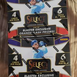 2025 MLB Panini Select Baseball Blaster Boxes Lot Of (2) 