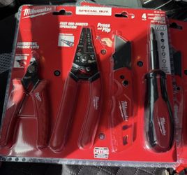 Milwaukee Special Buy 4 Piece Tools