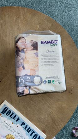 I Have Size 6 Bamboo Pull Up Diapers Total 4 Packs And Each Pack Has 19 Diapers