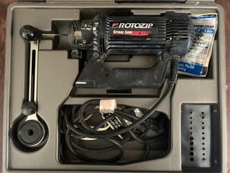 RotoZip SCS01 Spiral Saw Kit w/ Case & Extras
