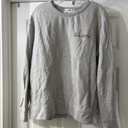 Maison LaBiche Let's Dance Embroidered Crewneck Men’s Sweatshirt - Gray