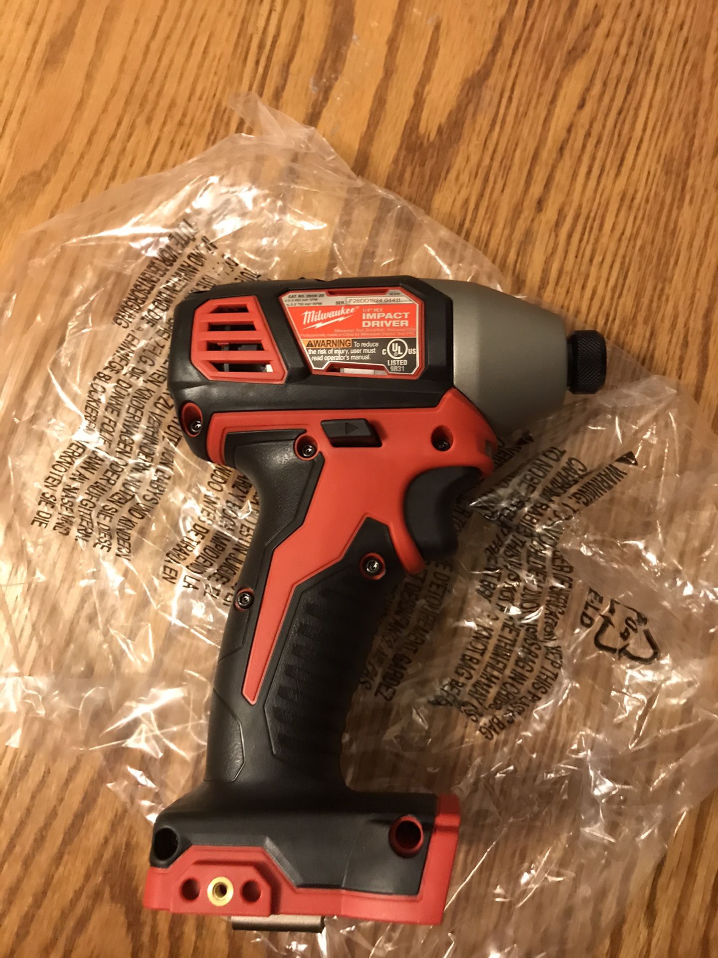 Brand new Milwaukee M18 1/4 impact. Tool only. Check out my other items I have for sale. Pick up in Lombard