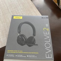 Jabra Evolve2 65 Stereo Wireless Headset (MS Teams, USB-C) - Black
