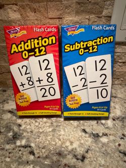Addition and Subtraction Flash Cards Brand New