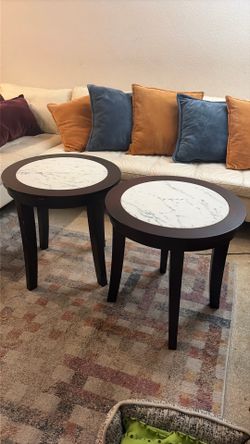 Two side tables