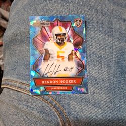 2021 Wild Card Alumination - Collegiate Edition (Blue Cracked Ice 11/15) Hendon Hooker Rookie Autograph