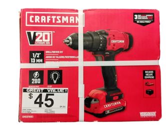 Craftsman Cmcd700c1 Red Cordless Standard Drill