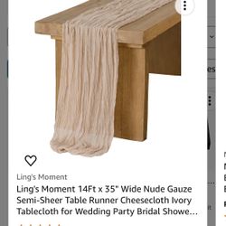 Nude Gauze Table Linens 