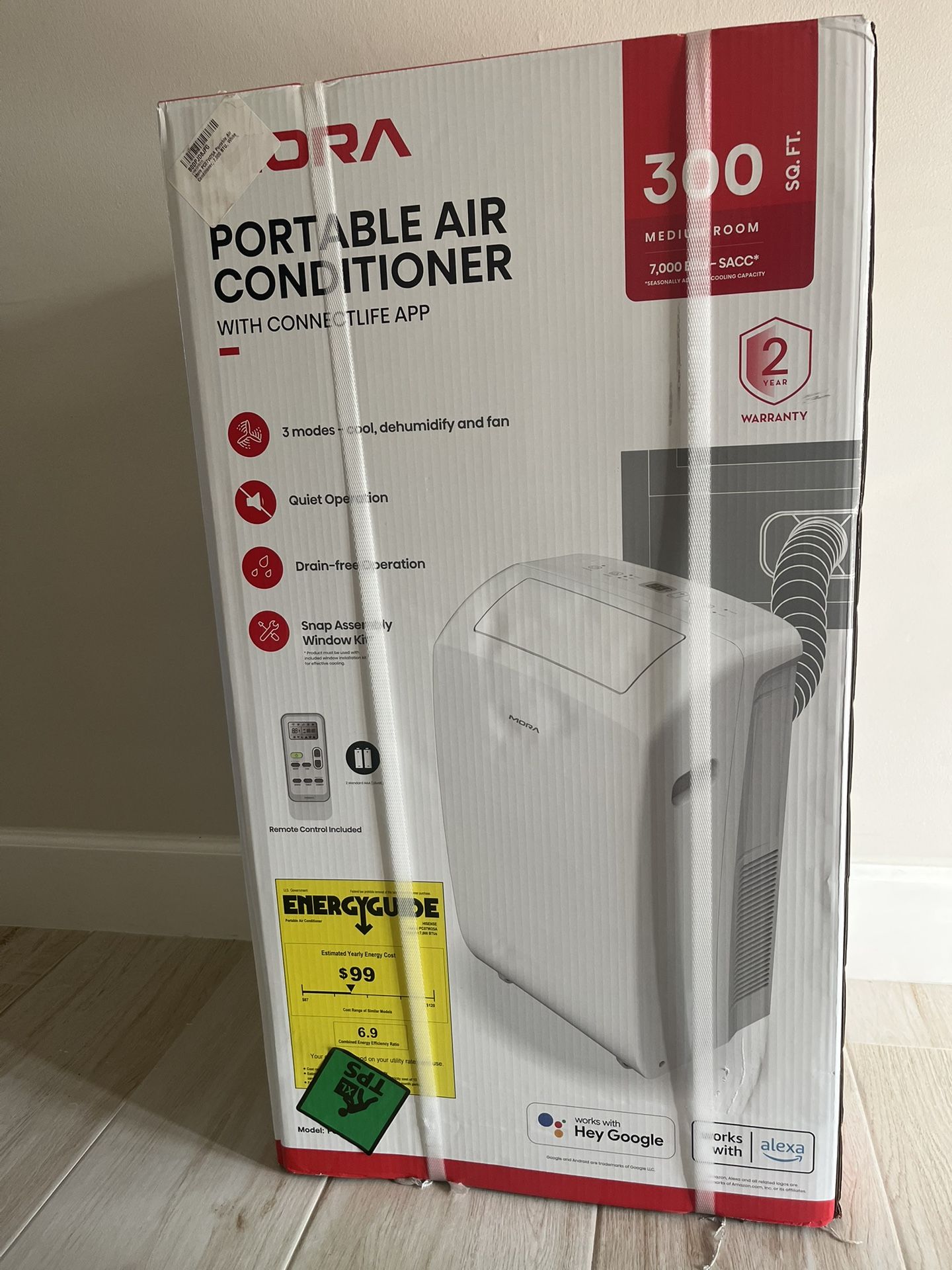 Mora Portable Air Conditioner 7k BTU