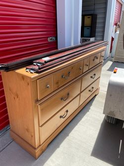 Ashley Furniture Dresser with Matching Mirror Set