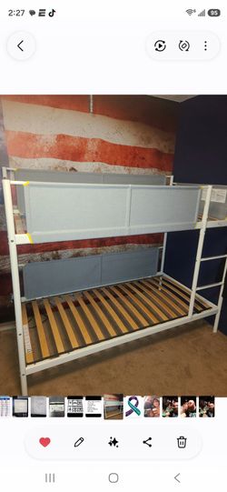 Twin size Bunkbed with 2 trundles
