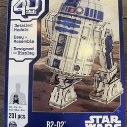 4D Build Star Wars Toys R2-D2 3D Cardstock Model Kit – 201 pcs Display Set Gifts