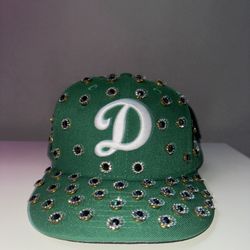 Los Angeles Dodgers Rhinestone Fitted Hat