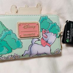 Disney Aristocats Marie Loungefly Wallet Nwt