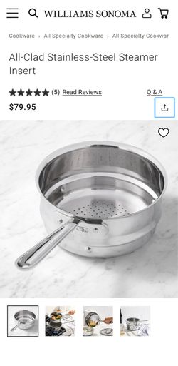 All-Clad Stainless-Steel Steamer Insert