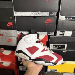 Jordan Carmine 6s size 10 VNDS 
