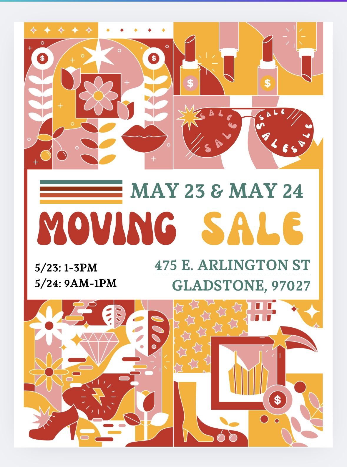 5-23 & 5/24 Moving Sale- Home Decor, Tools, Kitchener, Kids Toys, Clothing -Womens All Clothing $3