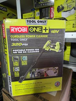 RYOBI 18V CORDLES 320 psi POWER CLINER TOOL ONLY NEW